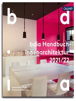 cover image of bdia Handbuch Innenarchitektur 2021/22